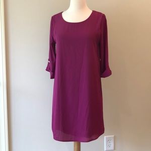Everly purple dress